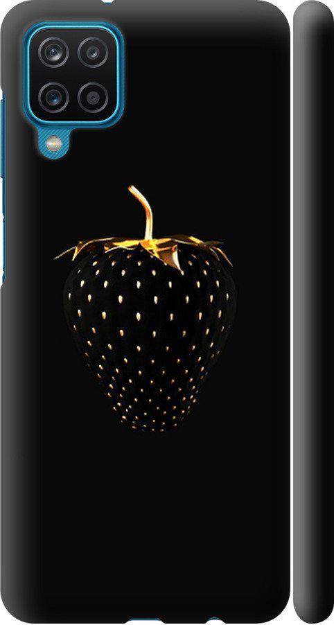 Чехол на Samsung Galaxy A12 A125F Черная клубника (3585m-2201-42517)