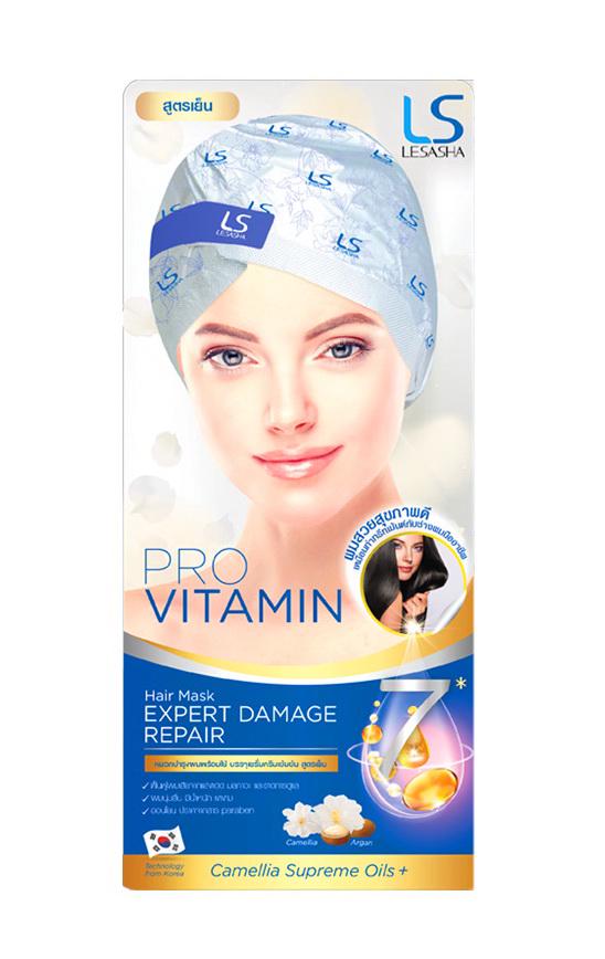 Маска для волос Lesasha Expert Damage Repair с шапочкой для восстановления и блеска 35 г (688066)