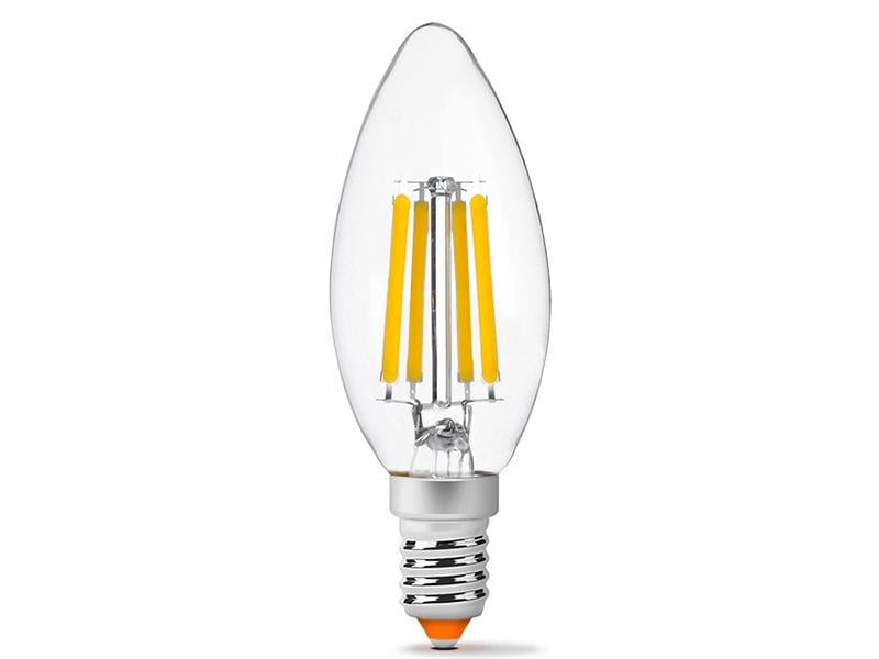 Світлодіодна лампа VIDEX Filament C37F 6W E14 4100K (VL-C37F-06144)