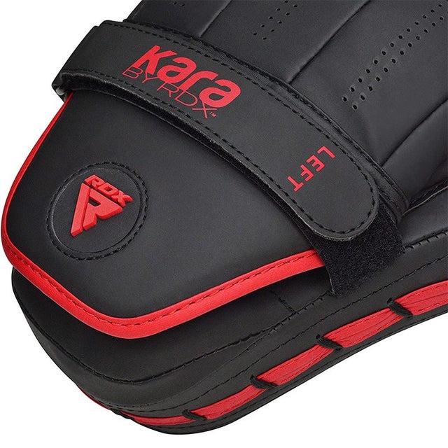 Лапы боксерские RDX F6 KARA Matte Red - фото 5
