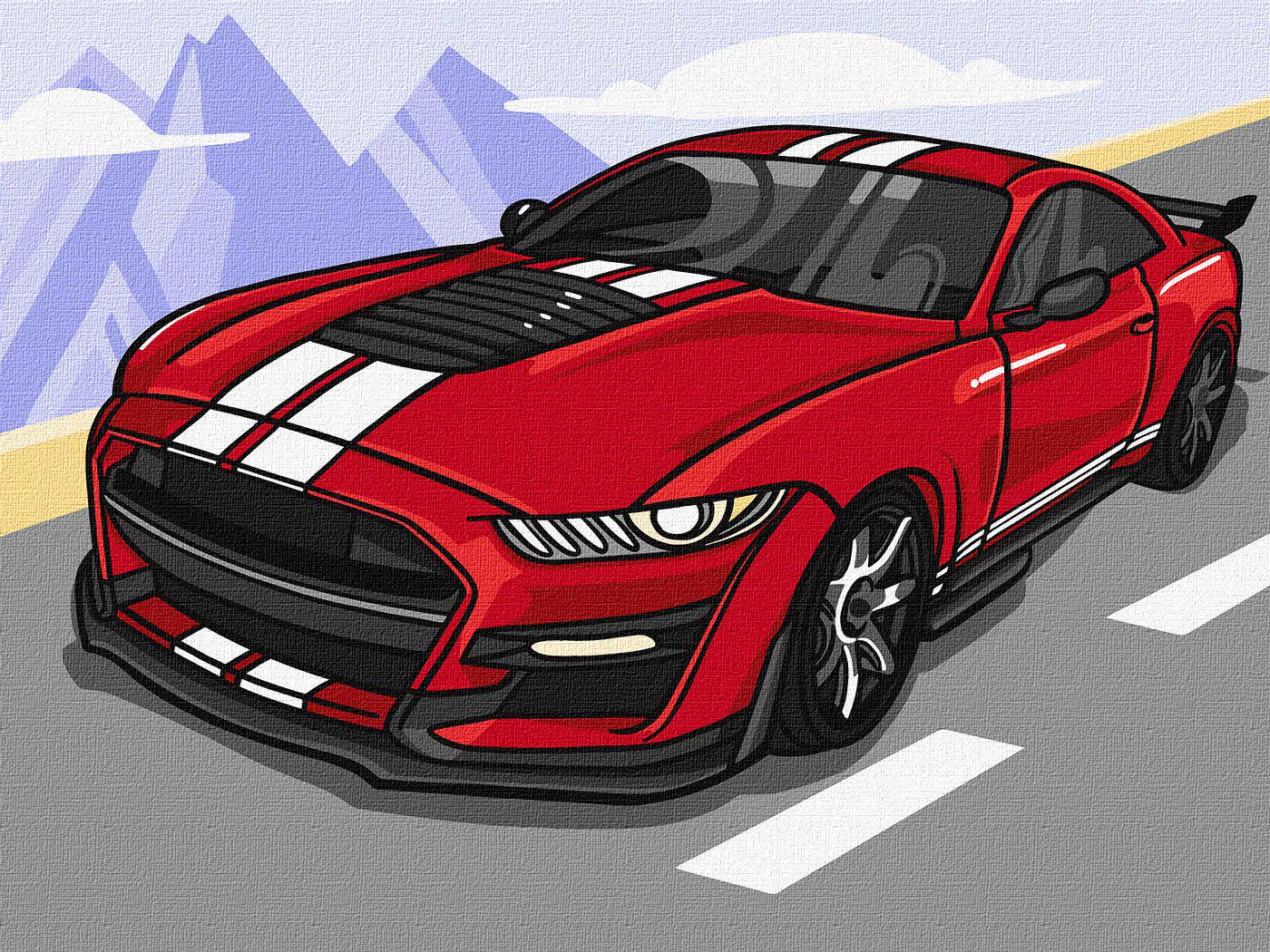 Картина за номерами Ideyka для дітей Круте авто КНО1202 30x40 см (MTT-197516)