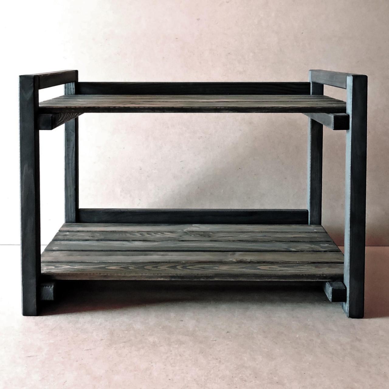 Стеллаж кухонный из дерева Фанбим 2 Венге/Мокко (СТА-21131210) - фото 1 Стеллаж кухонный из дерева Фанбим 2 Венге/Мокко (СТА-21131210) - фото 1