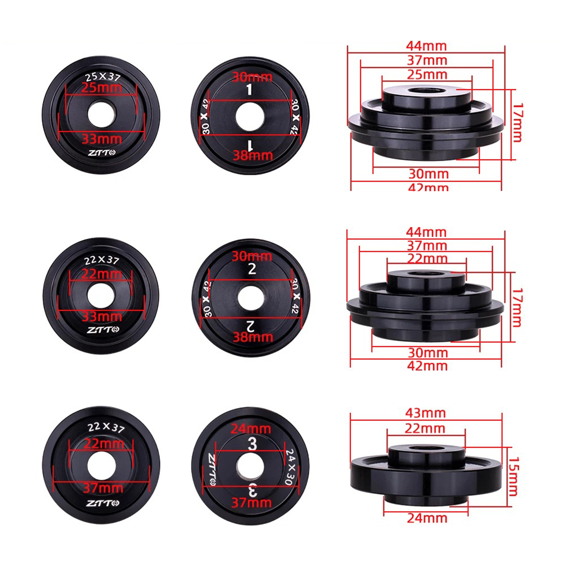 Набор инструментов для запрессовки подшипников ZTTO Стиль A (ZTT-BTA-6312) - фото 4 Набор инструментов для запрессовки подшипников ZTTO Стиль A (ZTT-BTA-6312) - фото 4