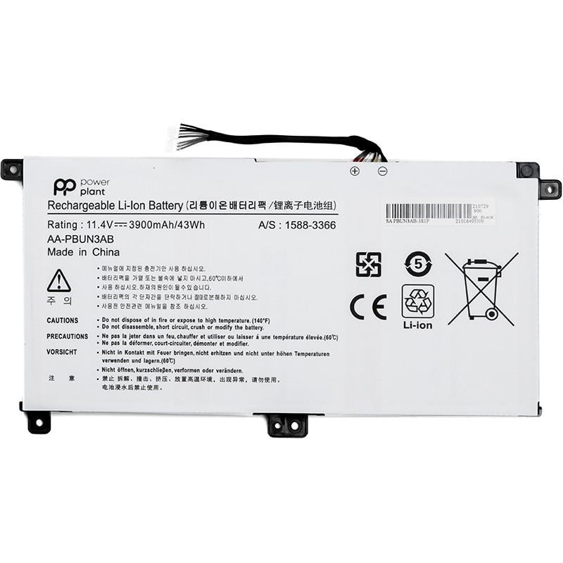 Акумулятор Power для ноутбуків Samsung Notebook 5 NP530E5M AA-PBUN3AB 11,4V 3900mAh
