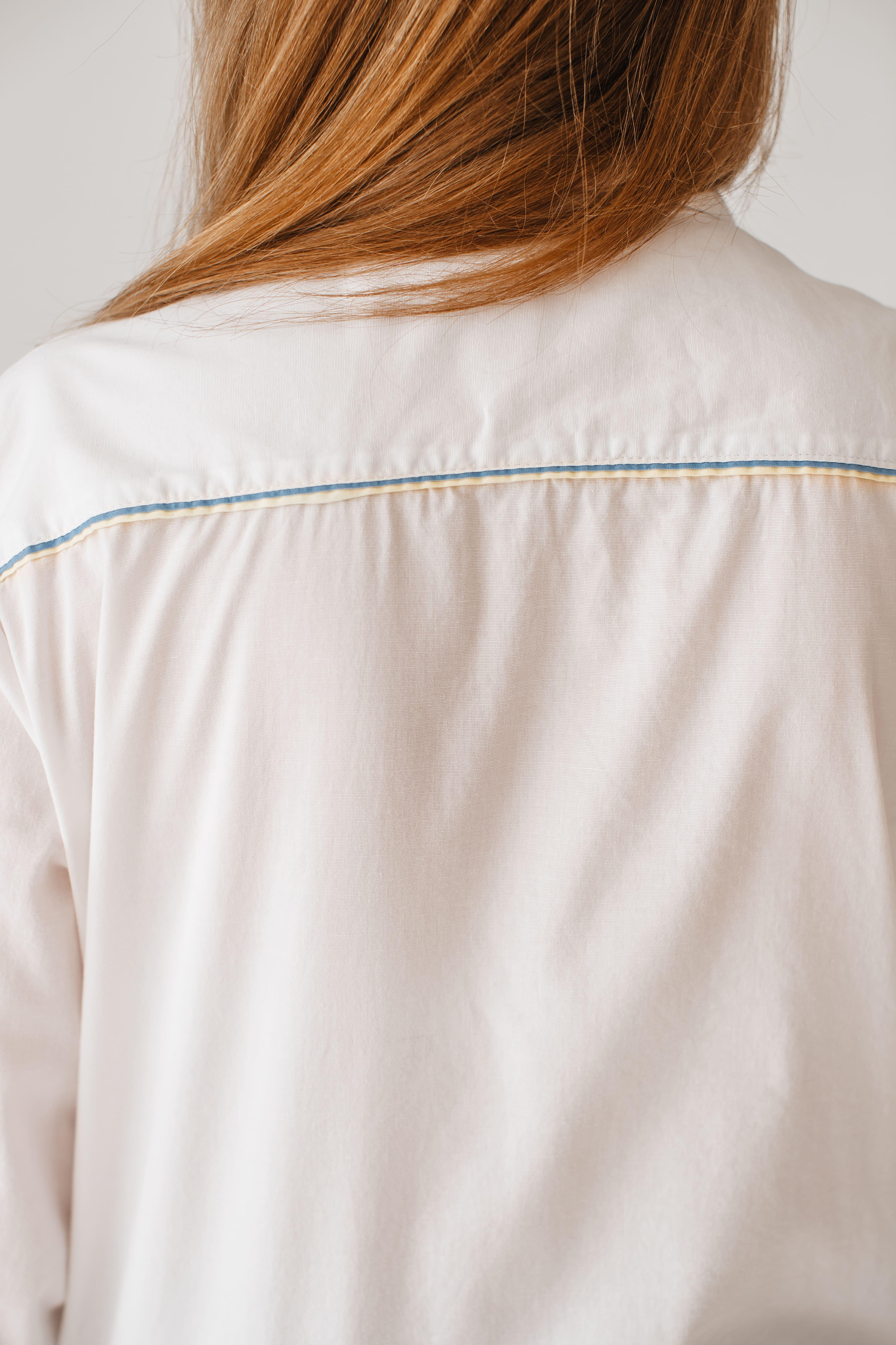 Сорочка пряма VSlatinina з класичним коміром S Білий (01234567812) - фото 10