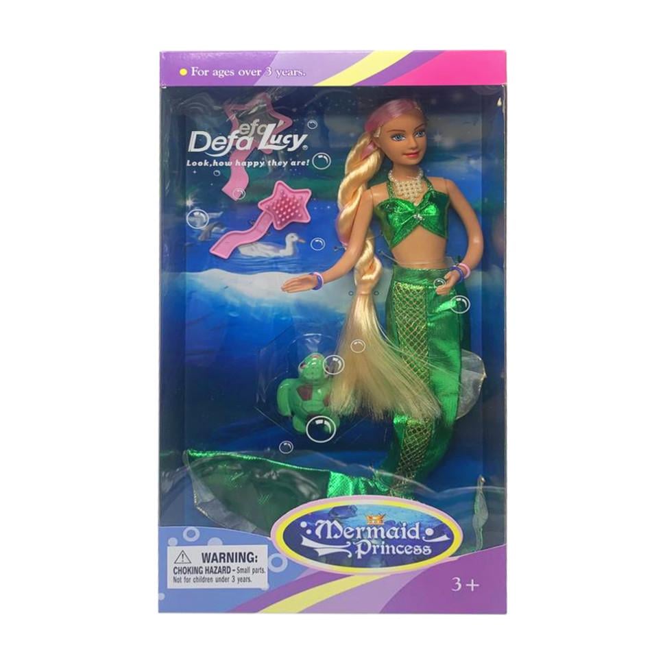 Кукла русалка Bambi с сменными волосами 26 см Зеленый (IL-188-L-66)