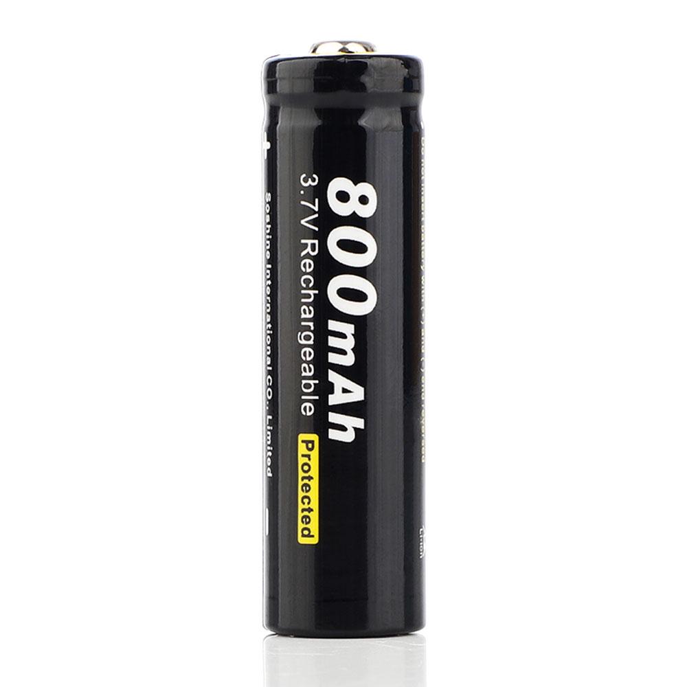Акумулятор Soshine 14500/AA Li-Ion 14500P-3,7-800 Protected 800 mAh 1,5A 4,2/3,7/2,8V Чорний (25993917) - фото 3 Акумулятор Soshine 14500/AA Li-Ion 14500P-3,7-800 Protected 800 mAh 1,5A 4,2/3,7/2,8V Чорний (25993917) - фото 3