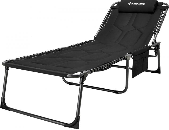 Раскладушка KingCamp Comfort Padded 3-Folding Camping Cot (1026-KC2021 BLACK)