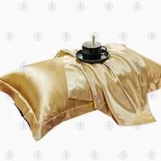 Комплект постільної білизни Moka Textile євро 4 наволочки 50х70 см/70х70 см Чорно-Золотий (2673343628) - фото 3