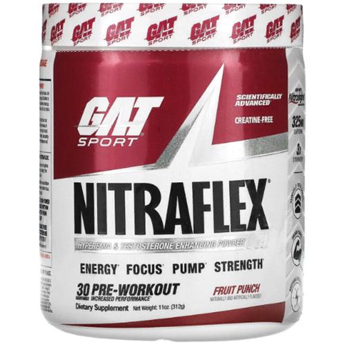 Комплекс до тренировки GAT Nitraflex 312 г 30 порций Fruit Punch