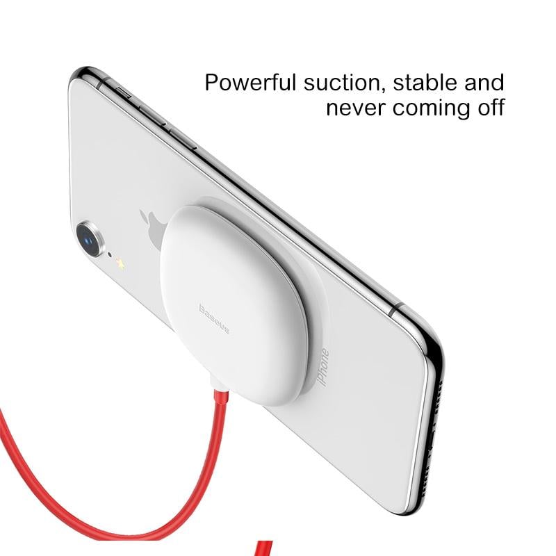 Зарядное устройство QI Baseus Suction Cup WXXP-01 2А 10 Вт White (eeb22647) - фото 3