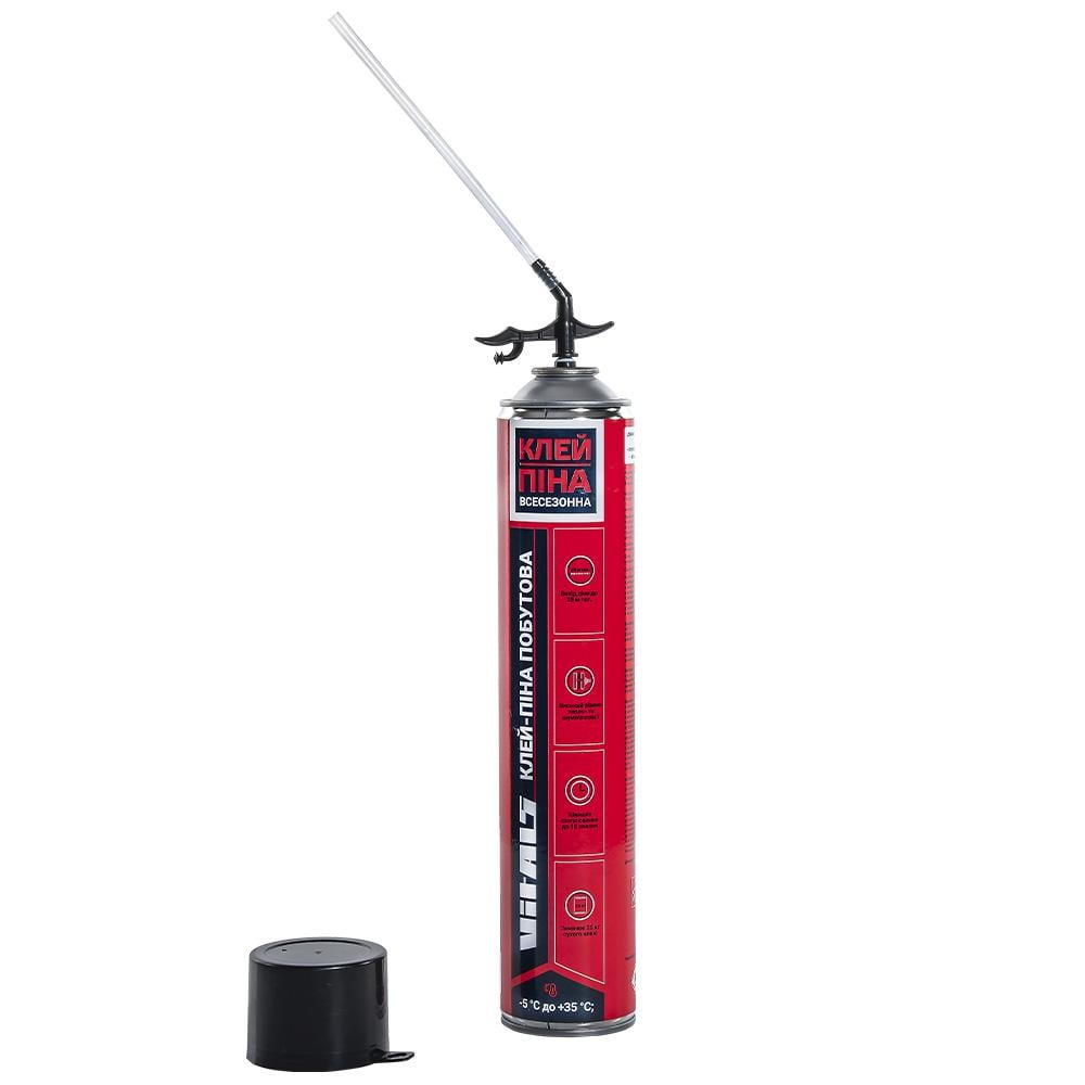 Клей-пена бытовая с трубочкой Vitals Fix 750 мл - фото 4