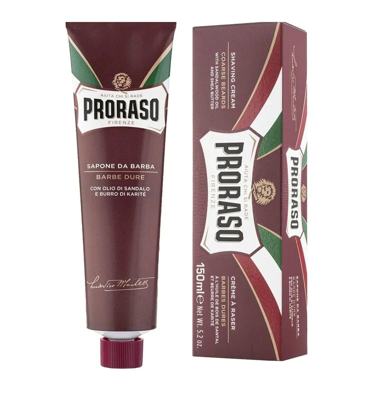 Крем для бритья для жесткой щетины Proraso Coarse Beards 150 мл (8004395001095)