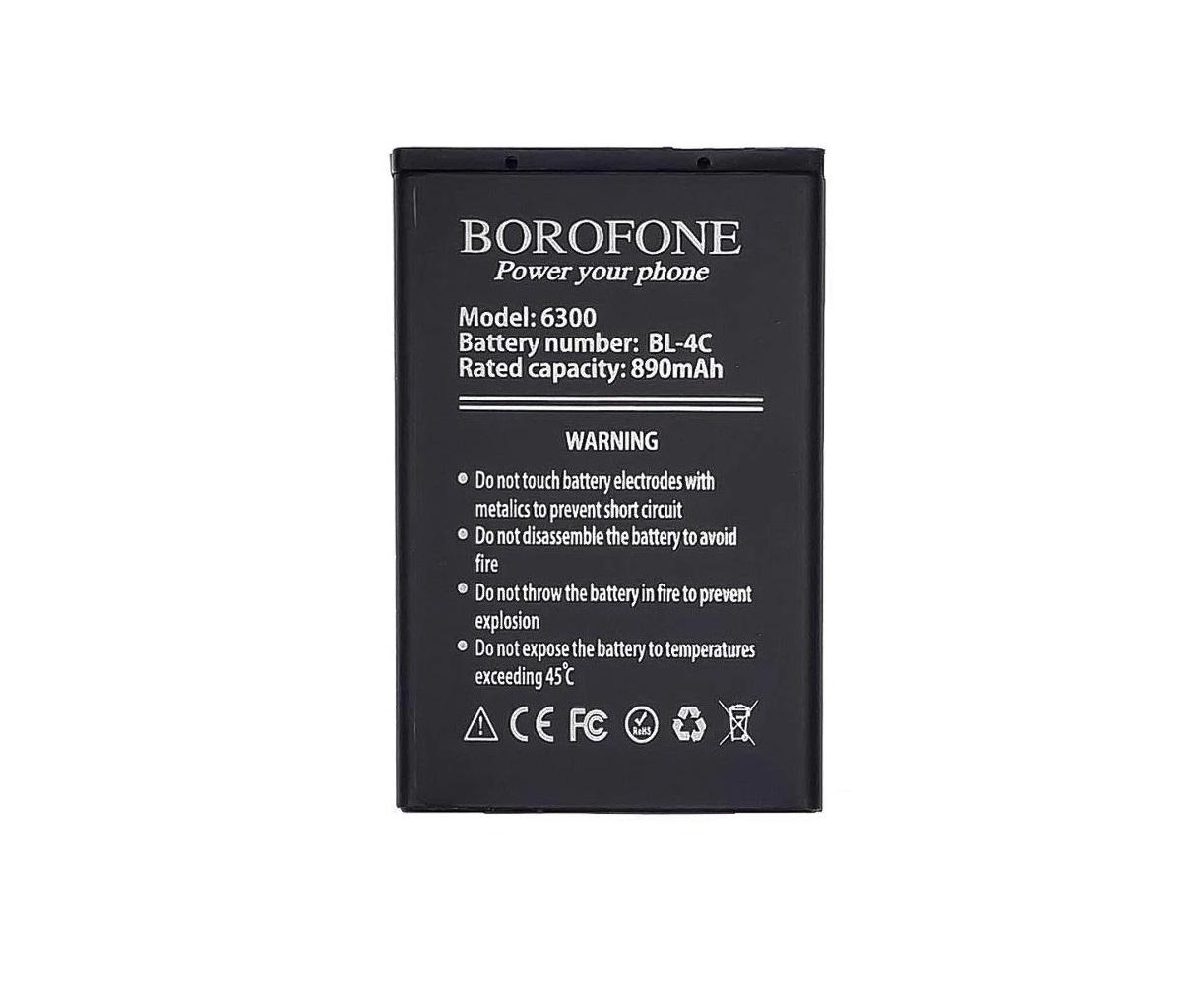 Аккумулятор Borofone BL-4C для Nokia 6300/5100/6100/6260/7200/7270/7610/X2-00/C2-05 (BONO011587) Аккумулятор Borofone BL-4C для Nokia 6300/5100/6100/6260/7200/7270/7610/X2-00/C2-05 (BONO011587)