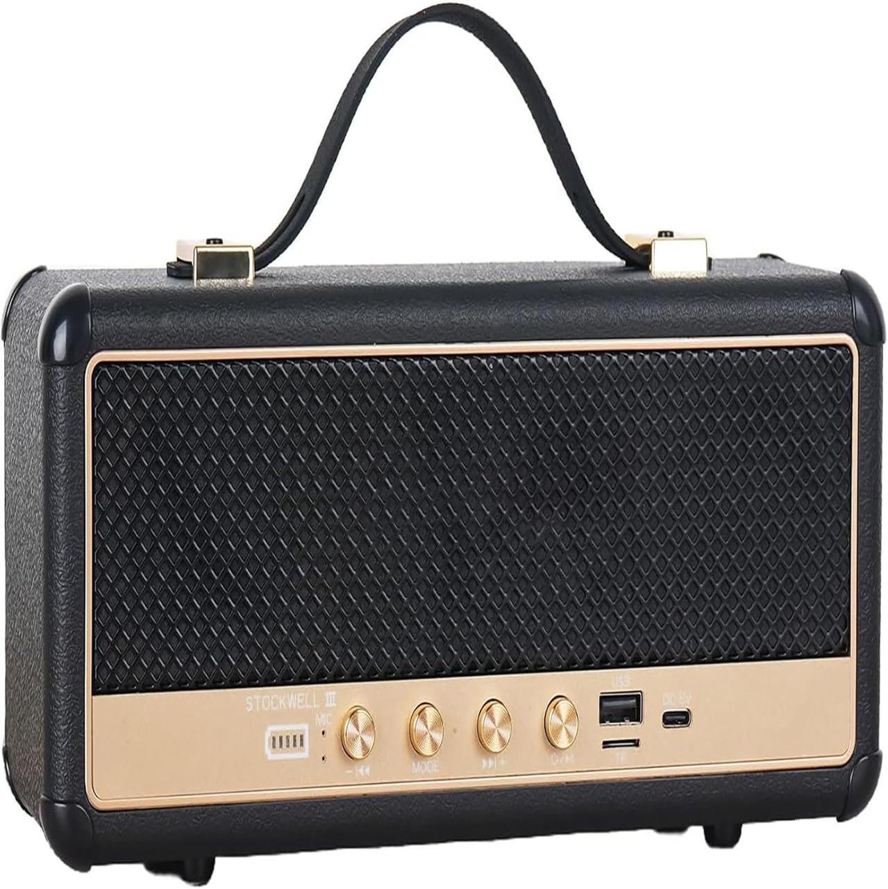 Портативна колонка StockWell III M30 16 Вт акумулятор FM-радіо Чорний (3069711024)