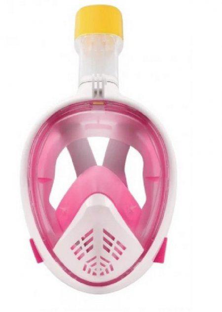 Маска для снорклінгу Free Breath S/M Рожевий (6-3-71525000387)