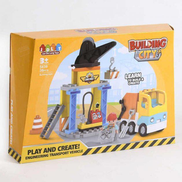 Конструктор JDLT Строительный город 36 крупных дет. (JDLT 5439 24/2)