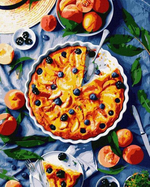 Картина по номерам Идейка Натюрморты Персиковый соблазн 40х50 см в термопакете (KHO5611)