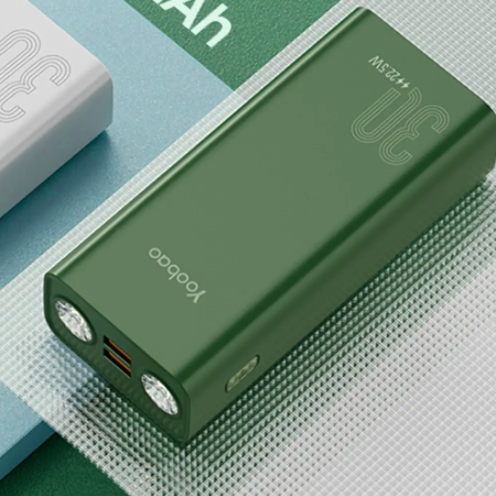 Повербанк Yoobao L30 30000 mAh Fast Charging Green - фото 2