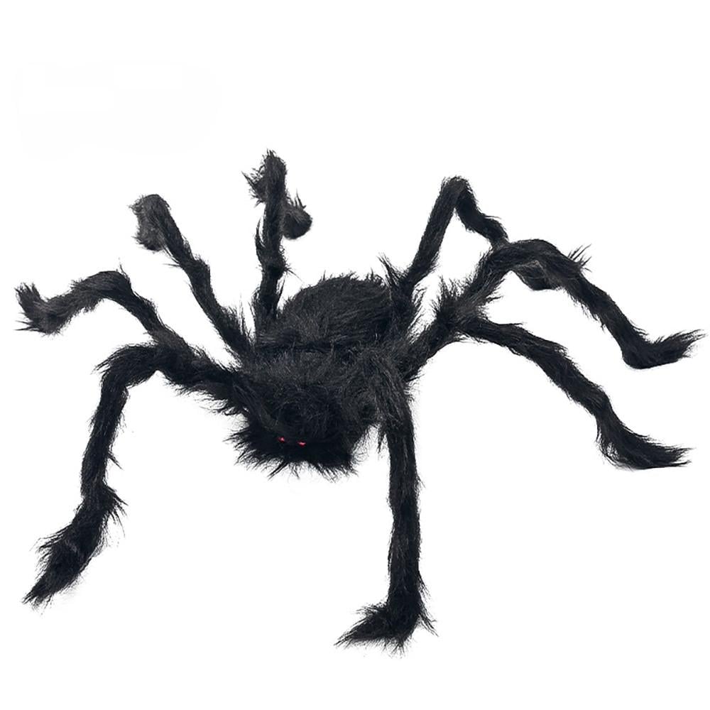 Паук мягкий Большой декоративный тарантул 90 см Черный