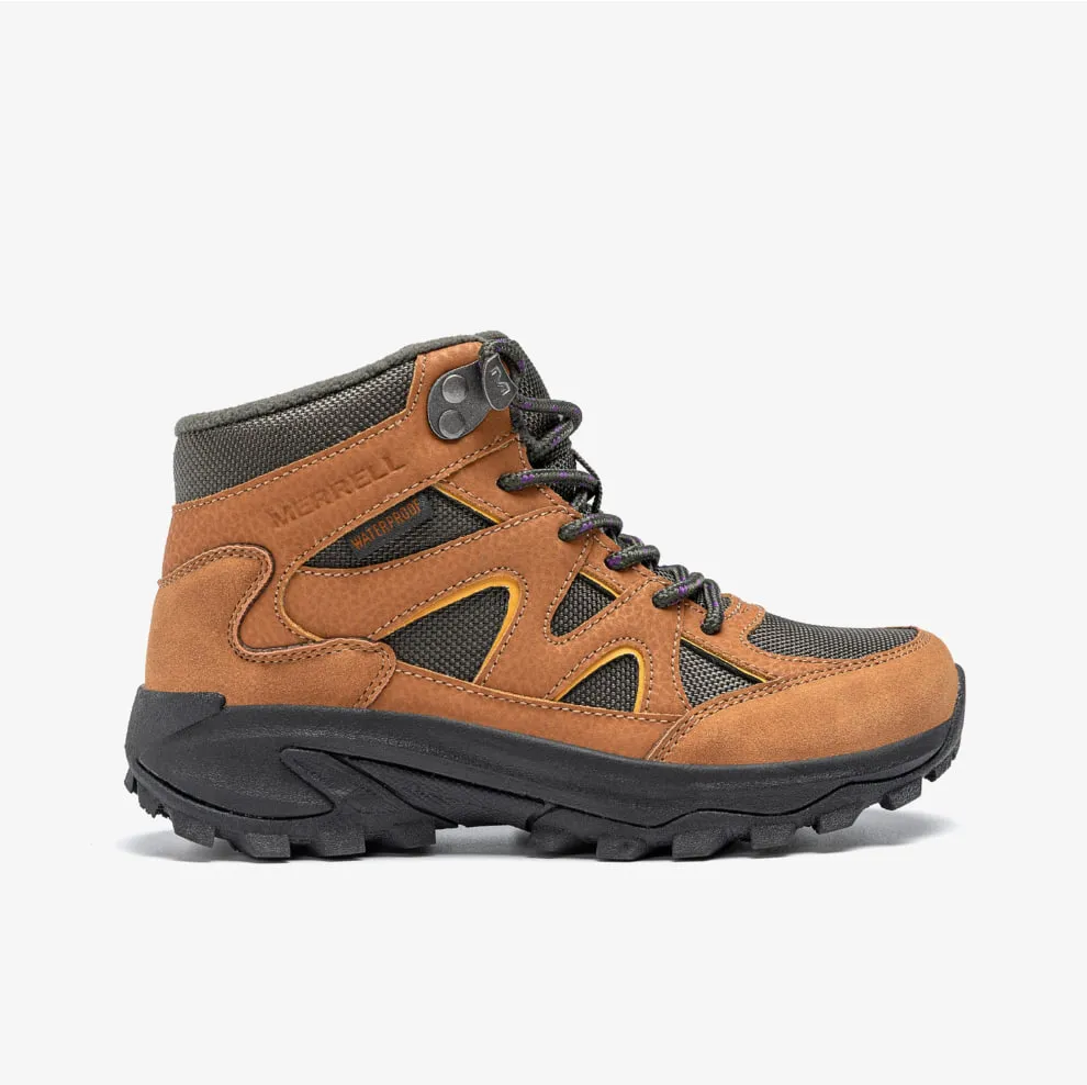 Ботинки детские Merrell Moab Peak Waterproof Boot р. 37 6 25,2 см Tan/Olive (38187257)
