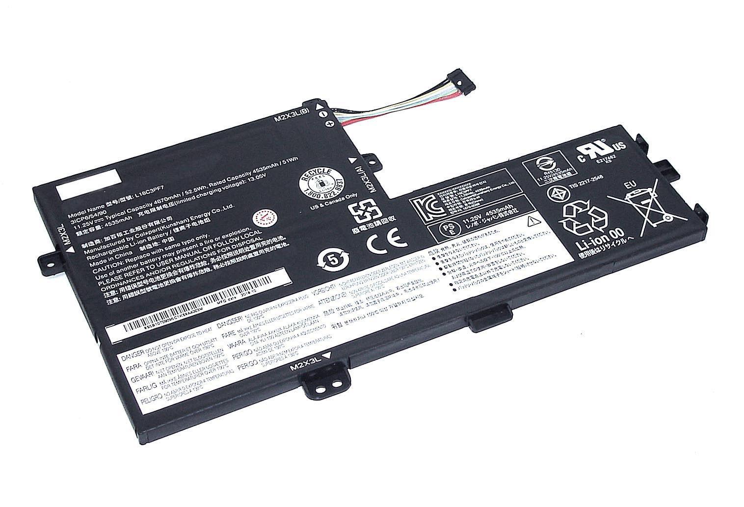 Аккумулятор для ноутбука Lenovo L18M3PF7 IdeaPad C340 11,4 V 4610 mAh (073503)