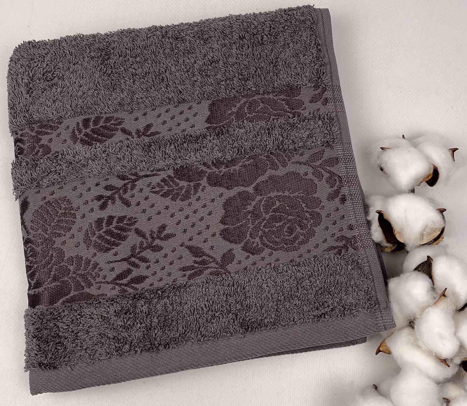 Полотенце Bridge Collection Model-4 50x90 см Серый (CN25635) - фото 1