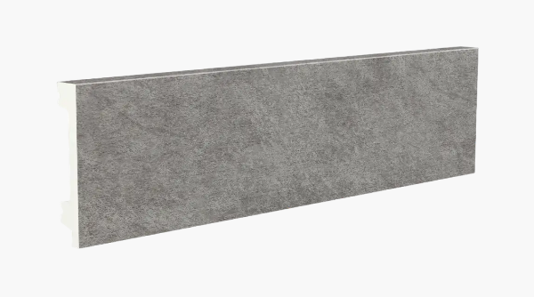Плінтус підлоговий Korner XPS Verona KX05 80х16х2400 мм Бетон (501739)