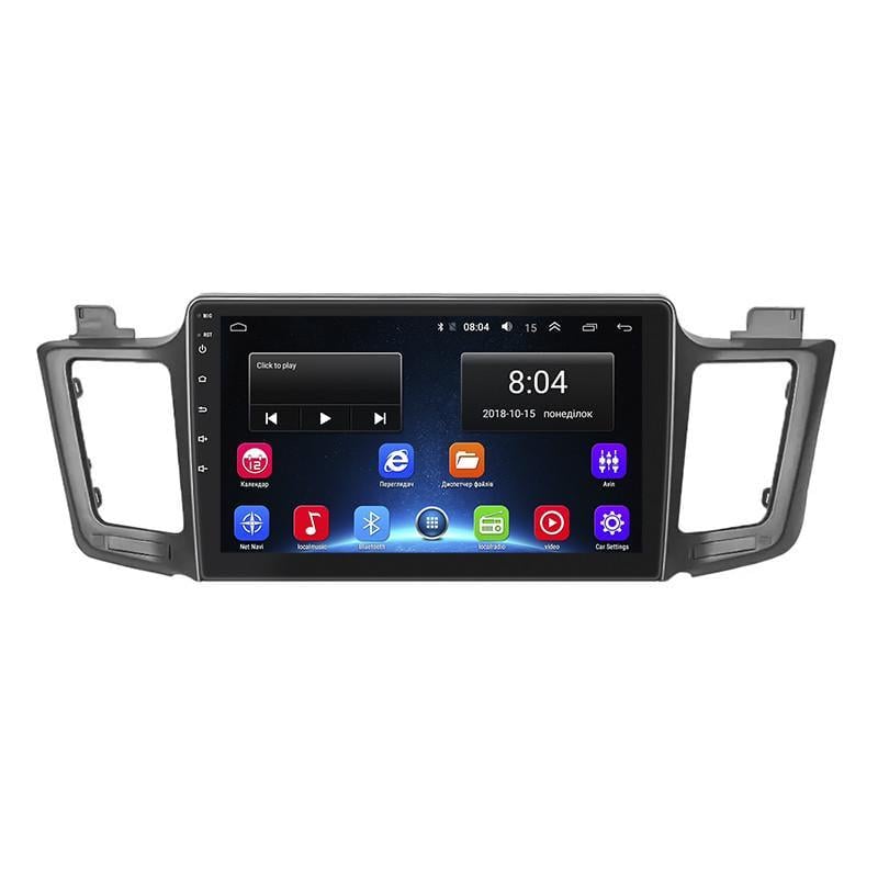 Автомагнитола штатная Lesko для TOYOta RAV4 IV CA40 рестайлинг 2015-2019 10" 2/32Gb Wi-Fi GPS Base MOB