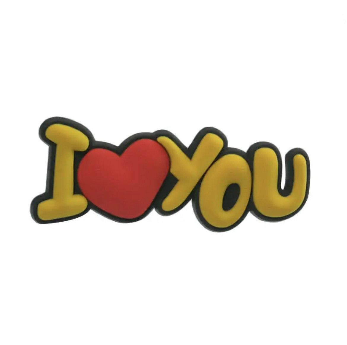 Джибітс Jibbitz Стікер I love you 1 шт. (50286)