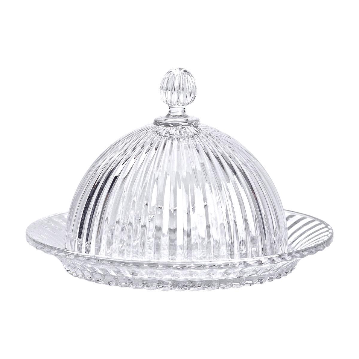 Блюдо сервировочное стеклянное с крышкой HP-YH-43 Ø 20 см Прозрачный (A-033644) - фото 6 Блюдо сервировочное стеклянное с крышкой HP-YH-43 Ø 20 см Прозрачный (A-033644) - фото 6