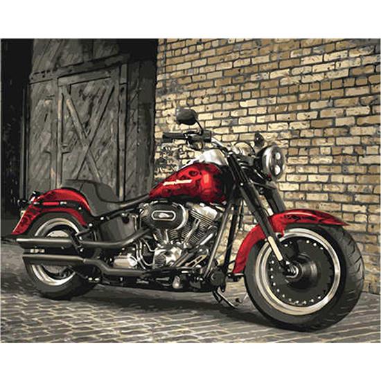 Картина по номерам Strateg Красивый байк 40x50 см (VA-2889)