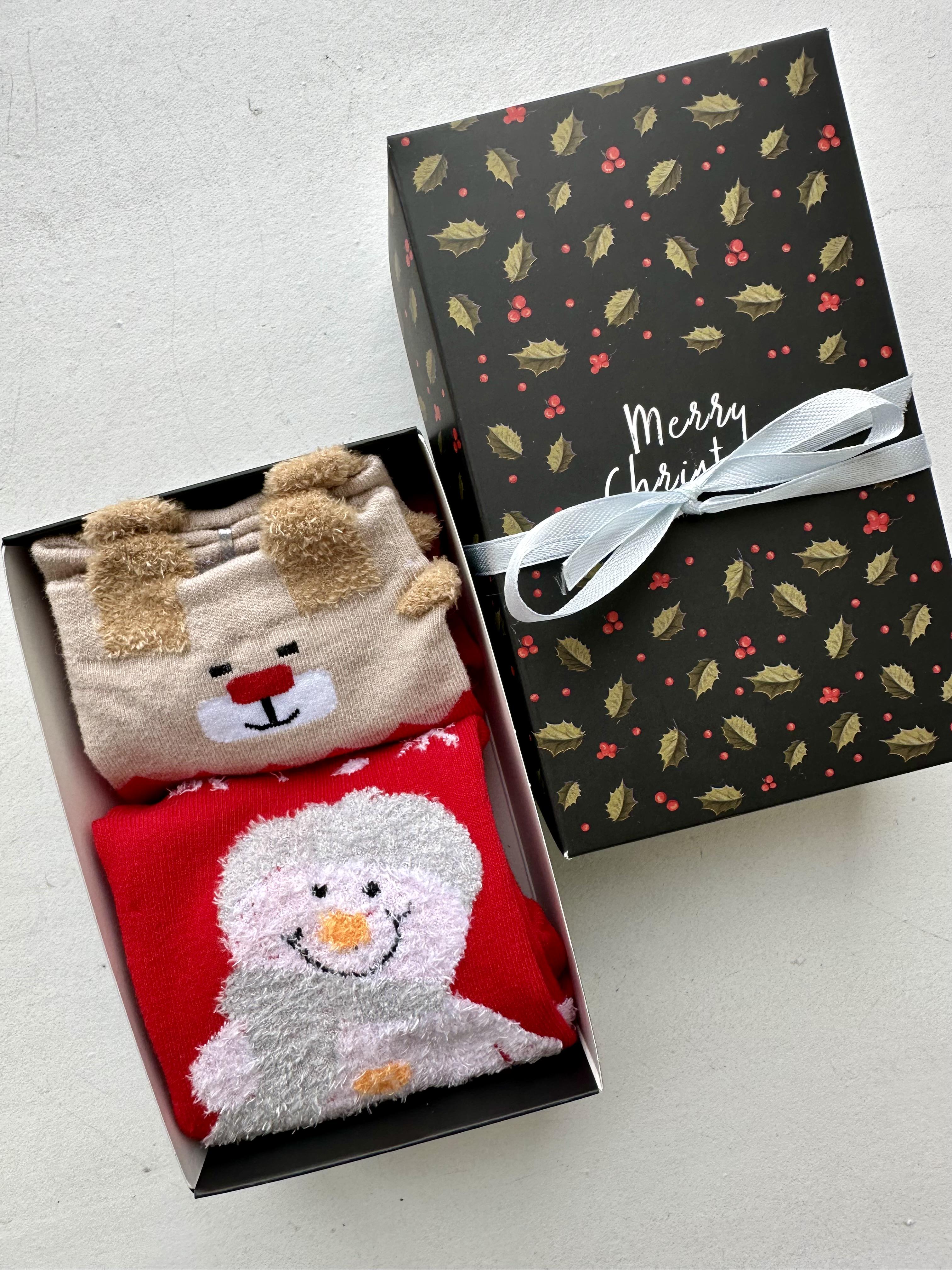 Набір подарунковий з новорічними шкарпетками (13532673) - фото 5 Набір подарунковий з новорічними шкарпетками (13532673) - фото 5