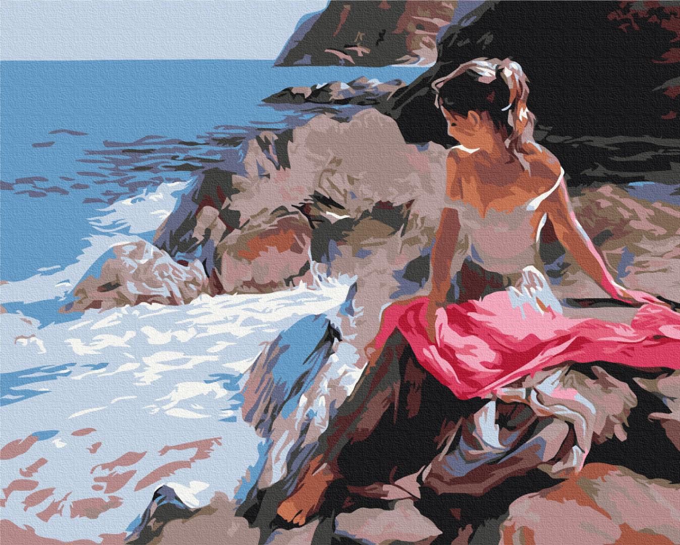 Картина по номерам Brushme Премиум Мечты у моря 40x50 см (PBS52674)