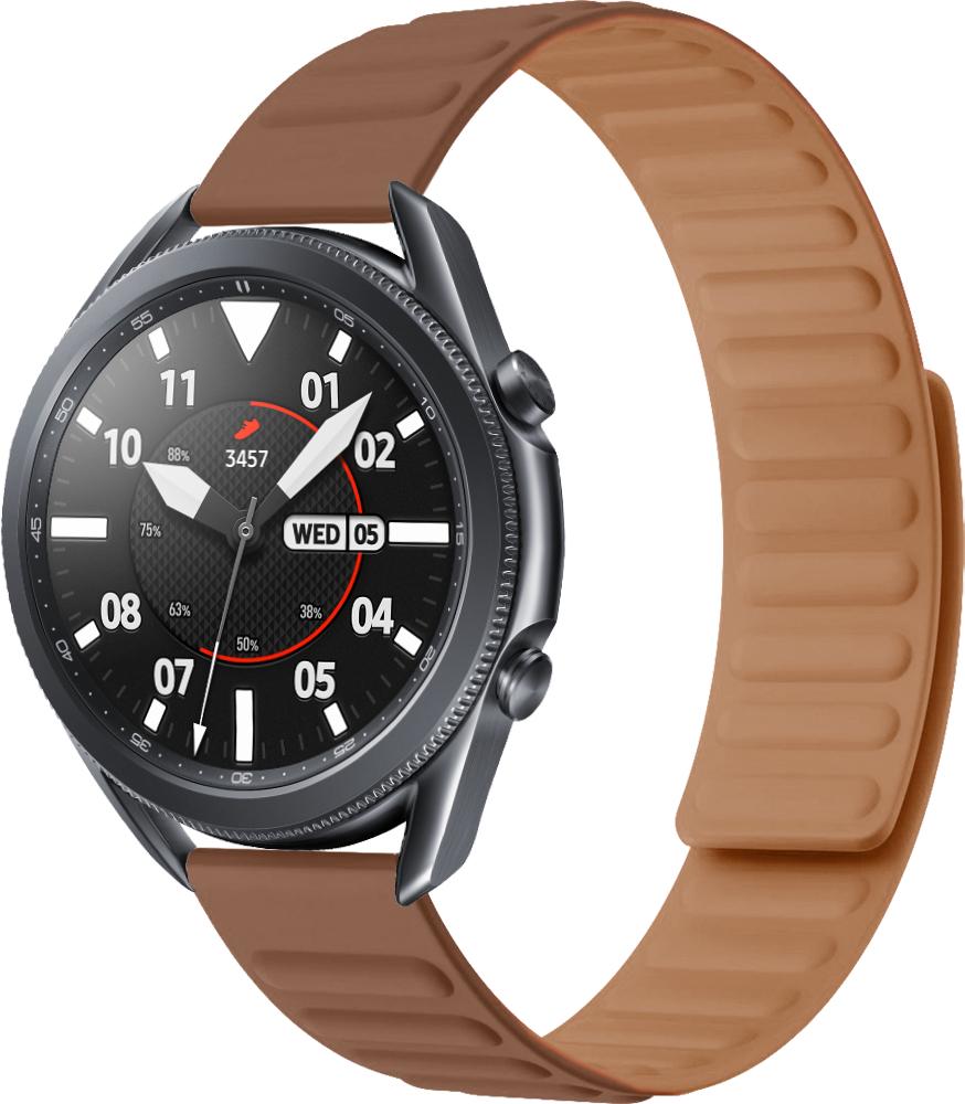 Ремешок Magneter для Galaxy Watch 3 45 мм Brown (26635-30)