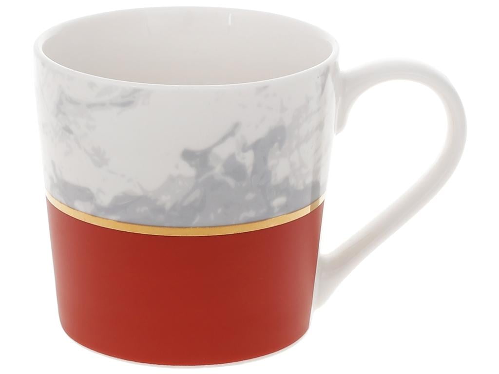 Чашка Мрамор 350 мл Терракотовый (BDI-380-444)