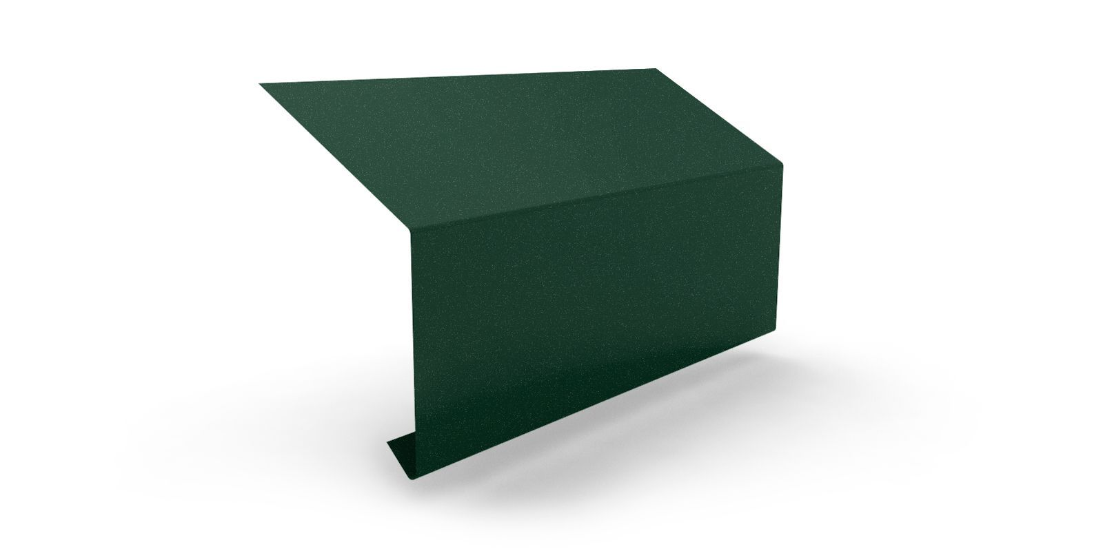 Карнизна планка широка 2 м RAL 6005
