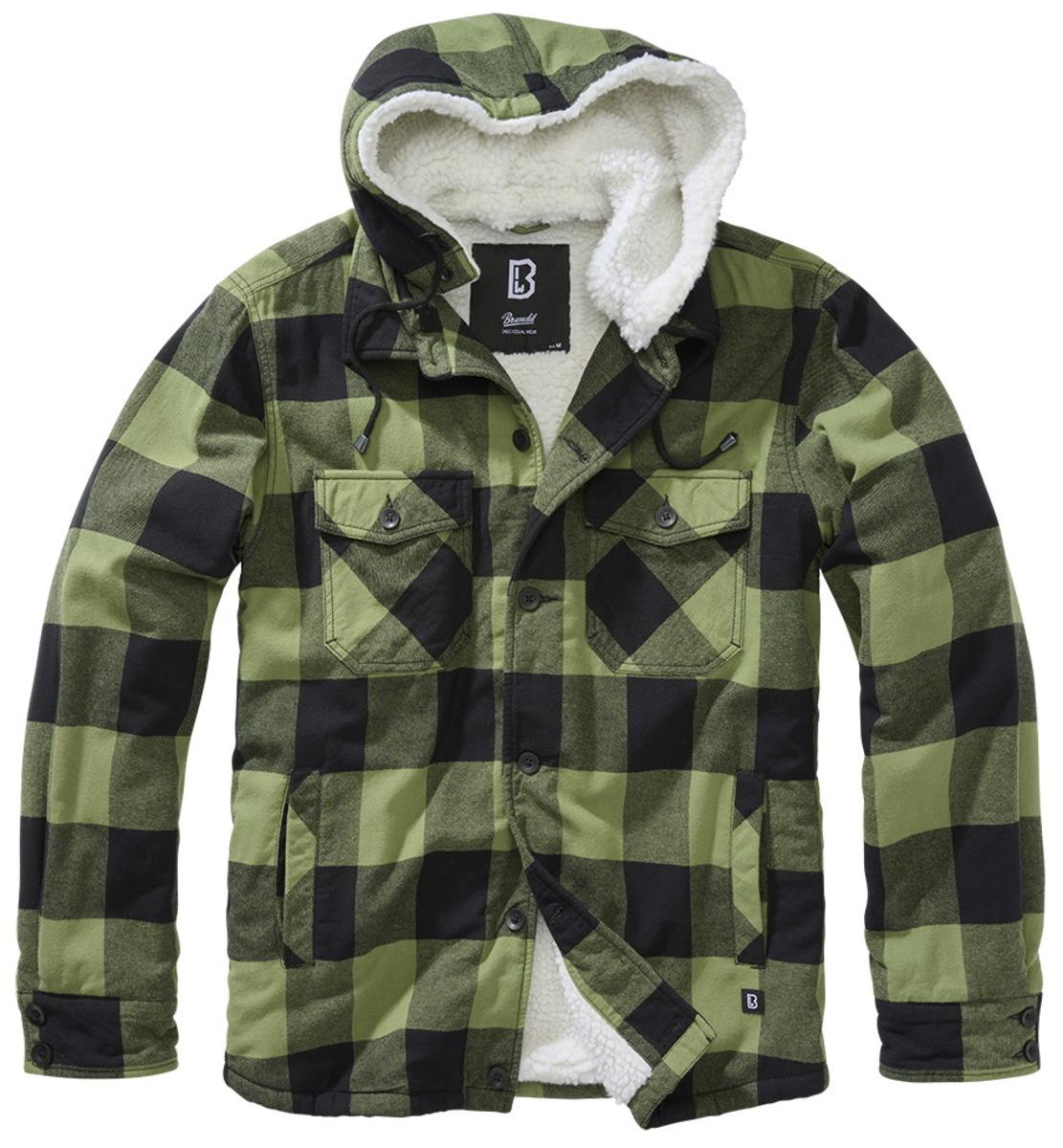 Куртка Brandit Lumberjacket Hooded M Olive/Black (3172/184M)