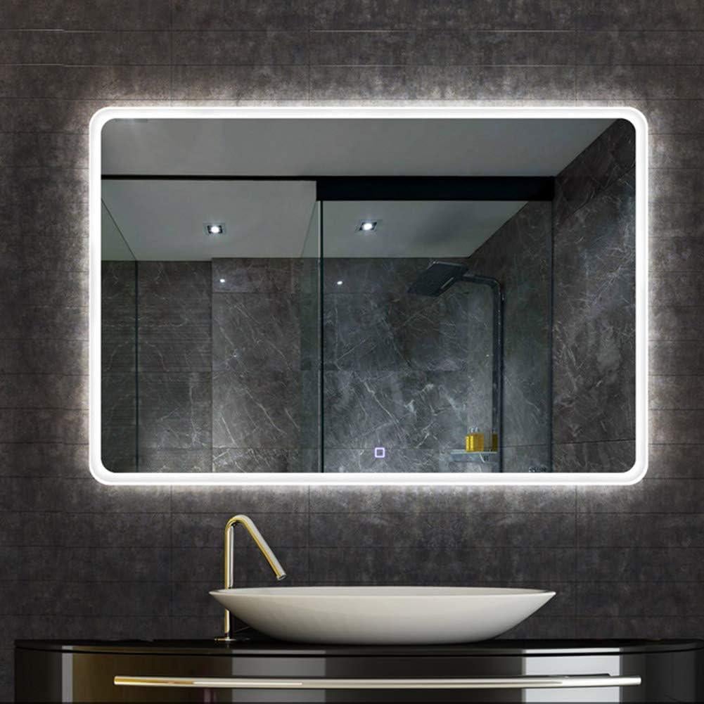 Зеркало Dim Dzerkal MONI с LED-подсветкой и сенсорным управлением 80х60 см (9940)