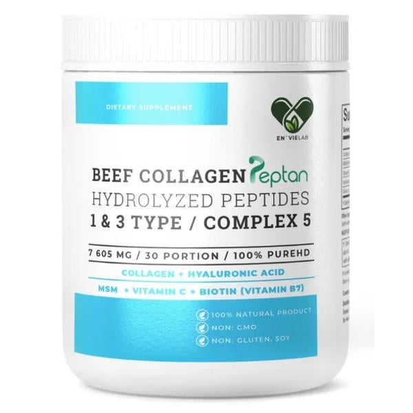 Колаген Envie Lab Beef Collagen Complex 5 1&3 Type 229 г 30 порцій Pure (000022299)