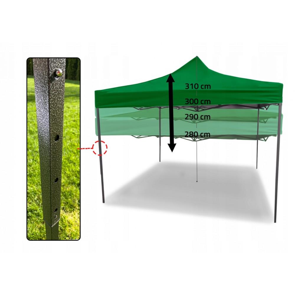 Палатка павильон раздвижная Bonro B-9004 со стенками с сумкой 2,9х2,9 м Зеленый (42400985) - фото 6 Палатка павильон раздвижная Bonro B-9004 со стенками с сумкой 2,9х2,9 м Зеленый (42400985) - фото 6