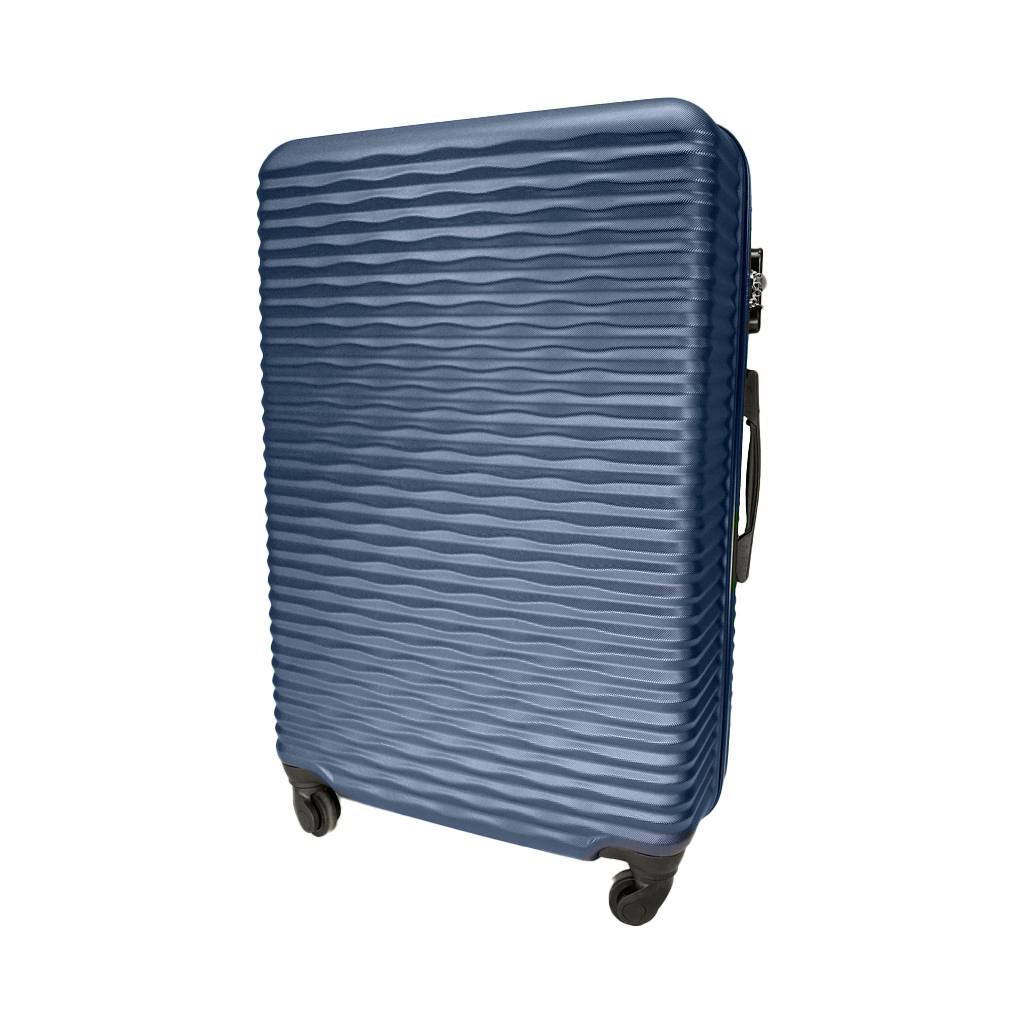 Валіза Wings 155 АВС пластиковa L Синій (35240)