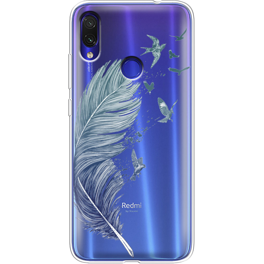 Чохол Boxface Xiaomi Redmi Note 7 Feather Прозорий силікон (36202-cc38-36202)
