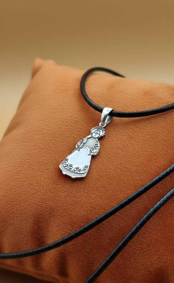 Підвіс Амулет Твій образ Ангел-охоронець берегиня срібло український (1311)