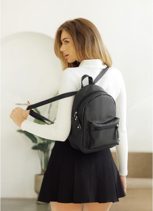 Міський рюкзак жіночий Sambag класичний Чорний (6490221231)