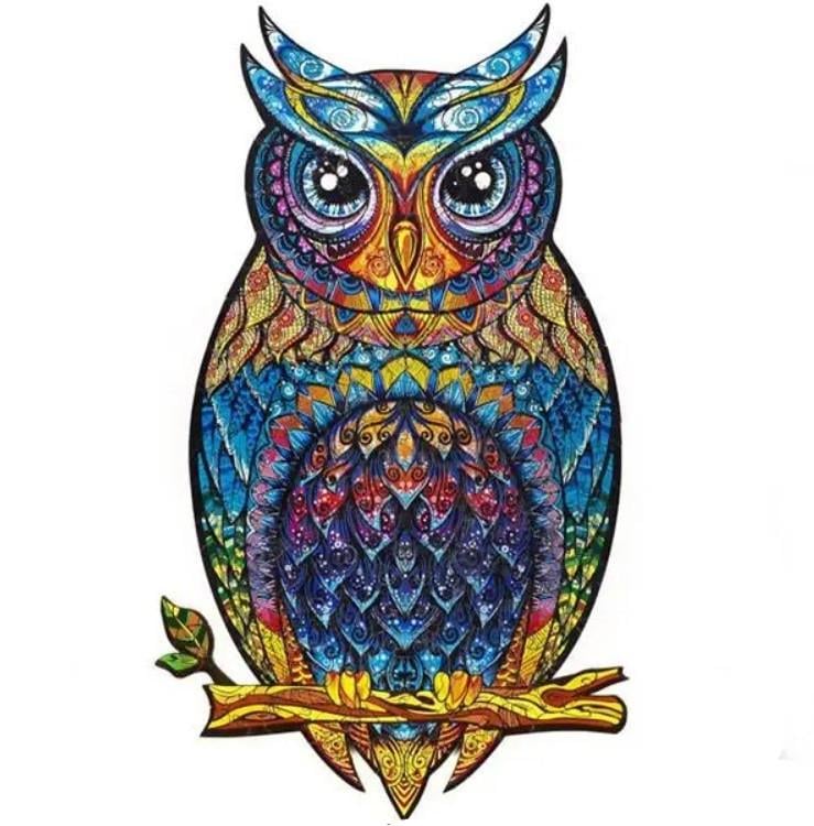 Дерев'яна іграшка Пазли MD 1621 Сова (018316)