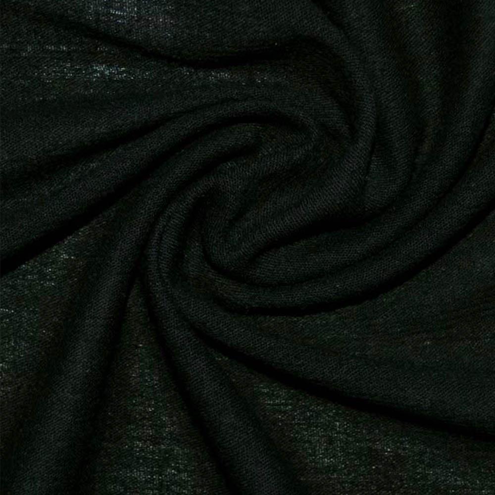 Тканина марлевка жата стрейч ширина 125 см Чорний (12802.005)