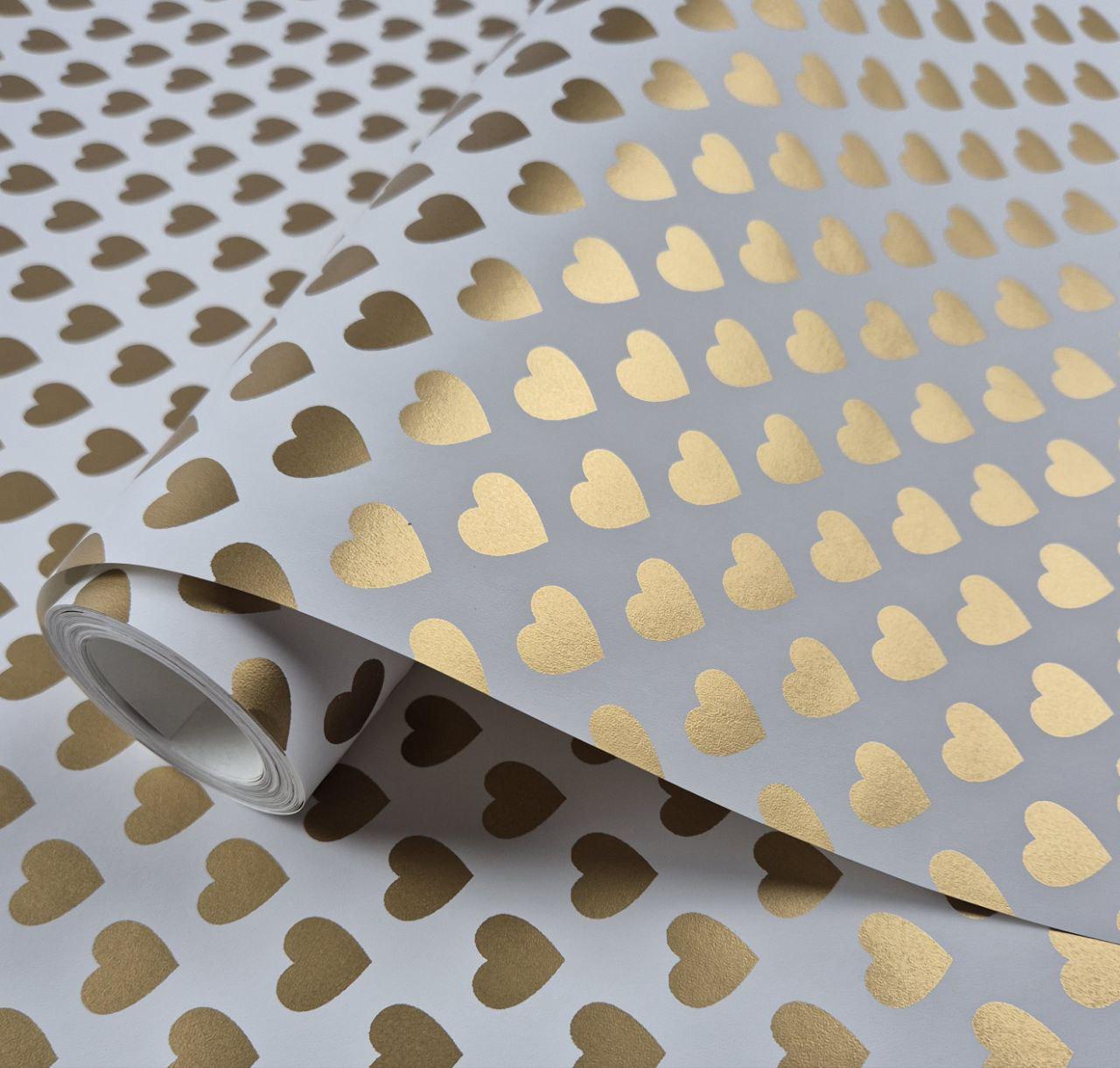 Обои моющие флизелиновые Marburg 54152 0,53х10,05 м Белый с золотом (30706055)