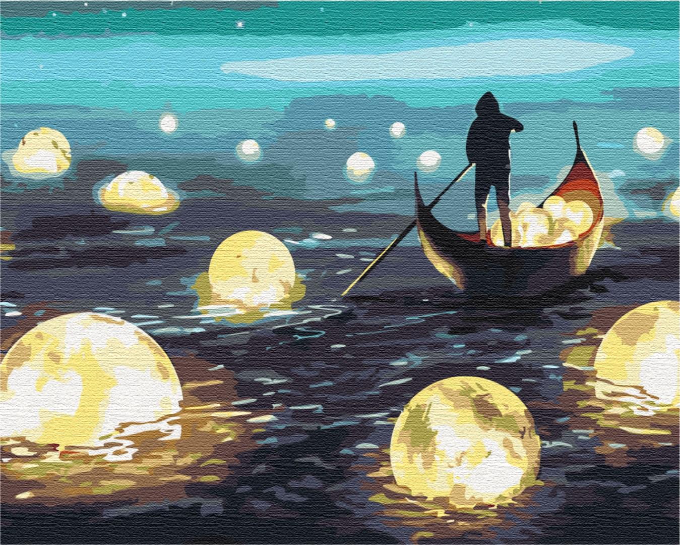 Картина по номерам Brushme Лунная прогулка 40x50 см (BS51420) Картина по номерам Brushme Лунная прогулка 40x50 см (BS51420)