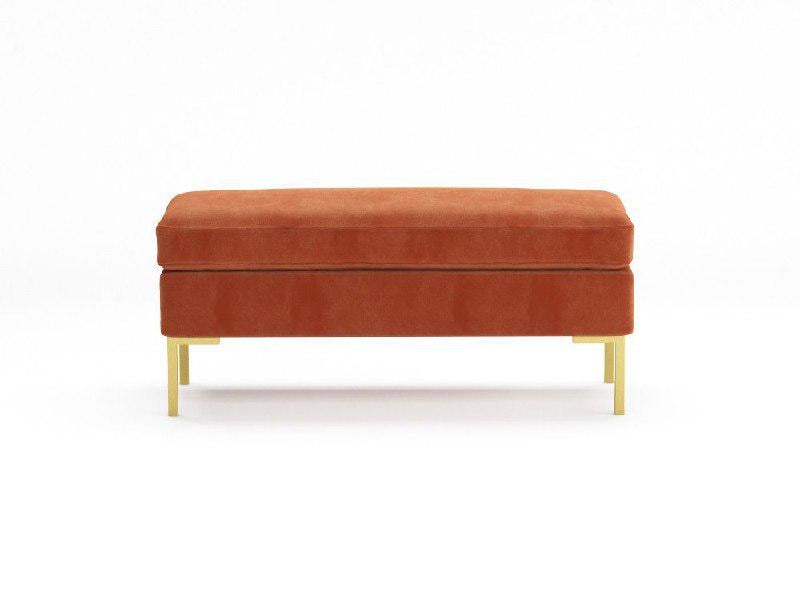 Банкетка FRANCIS 80х40х38 см Помаранчевий (Арт.57) - фото 1 Банкетка FRANCIS 80х40х38 см Помаранчевий (Арт.57) - фото 1